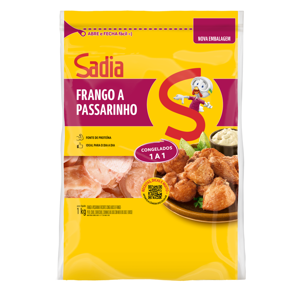 Frango a Passarinho Congelado SADIA 1kg