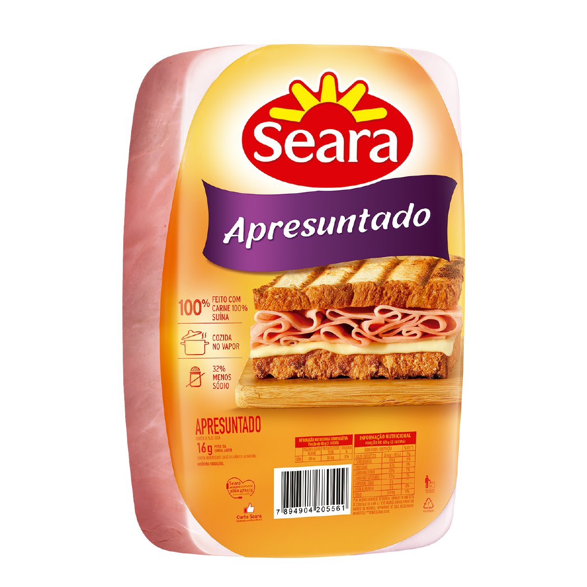 Apresuntado Seara Fatiado 300g