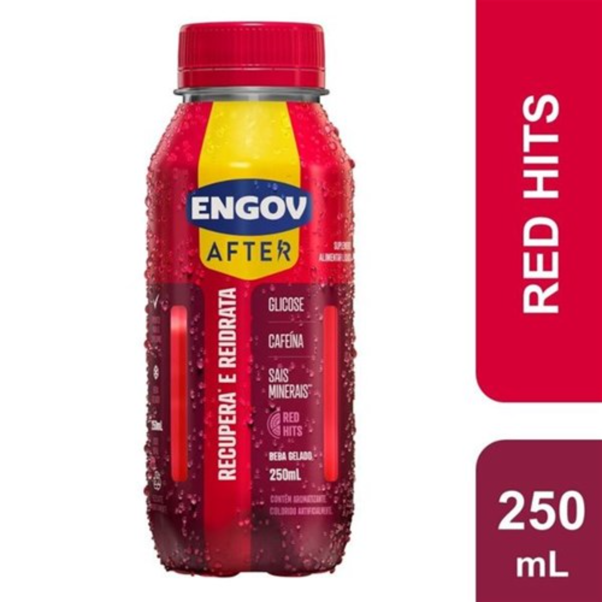 Suplemento Alimentar Líquido Red Hits Engov After Frasco 250ml