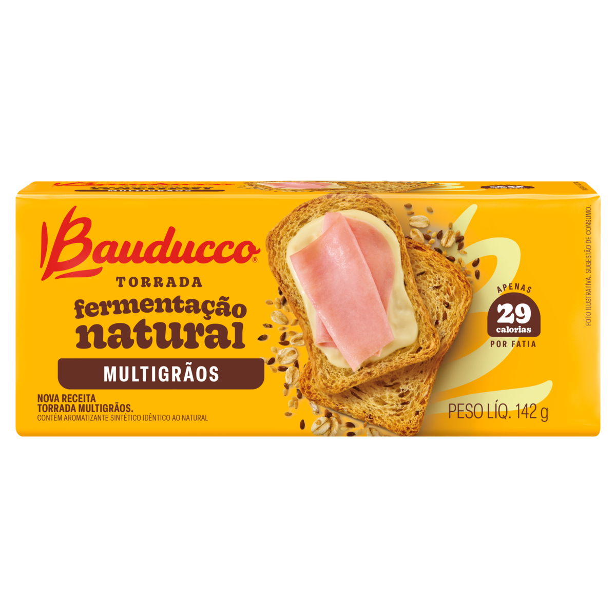 Torrada Multigrãos Bauducco Pacote 142g