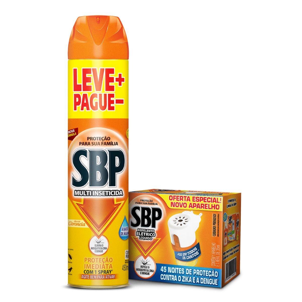 Kit casa bem cuidada SBP Aparelho LED + Aero 450 ml