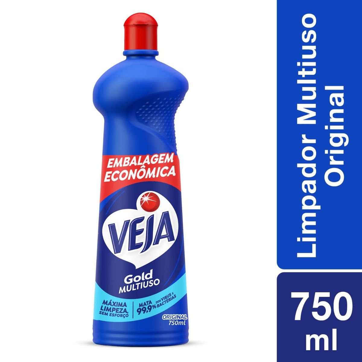 Limpador Multiuso Original Veja Gold Squeeze 750ml Embalagem Econômica