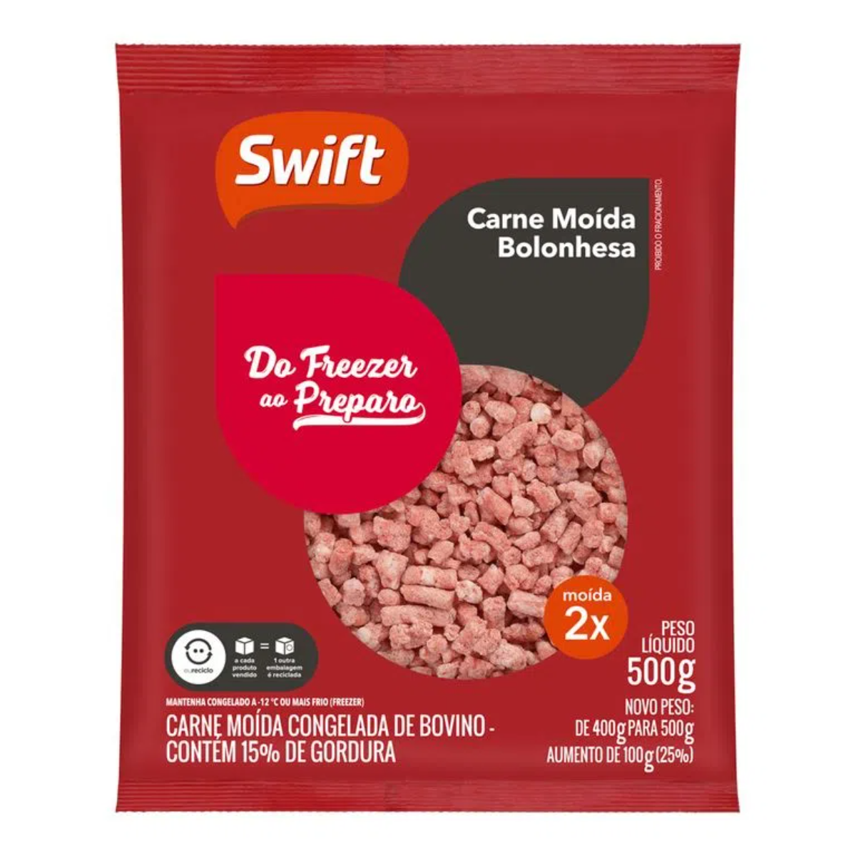Carne Moída Congelada SWIFT 500G