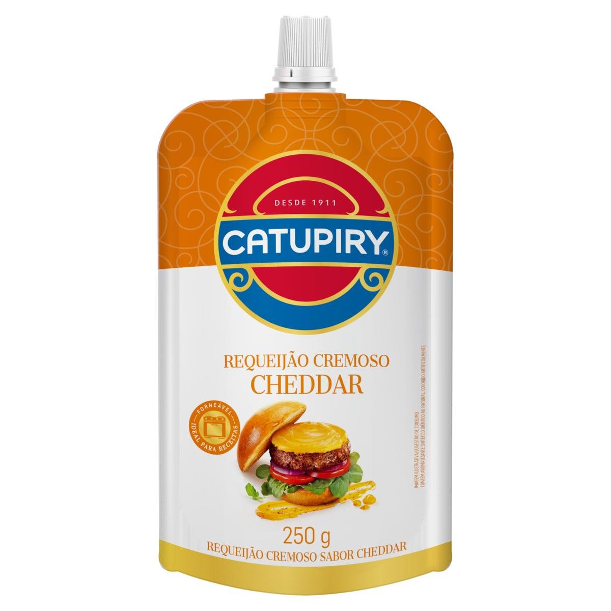 Requeijão Cremoso Cheddar Catupiry Squeeze 250g