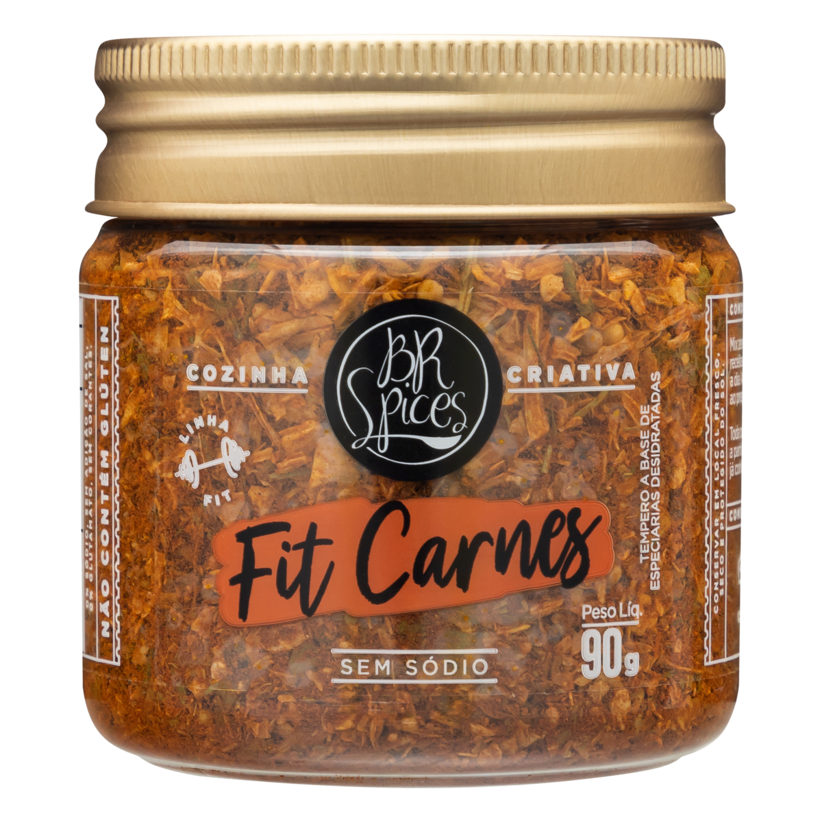 Tempero Fit Carnes  Zero Sódio BR Spices 90G