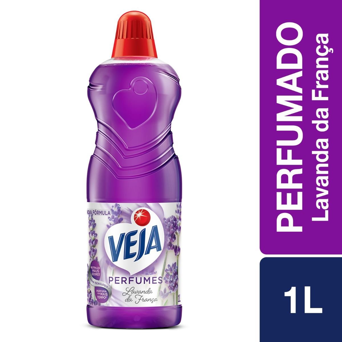 Limpador Perfumado Lavanda da França Veja Perfumes Frasco 1l