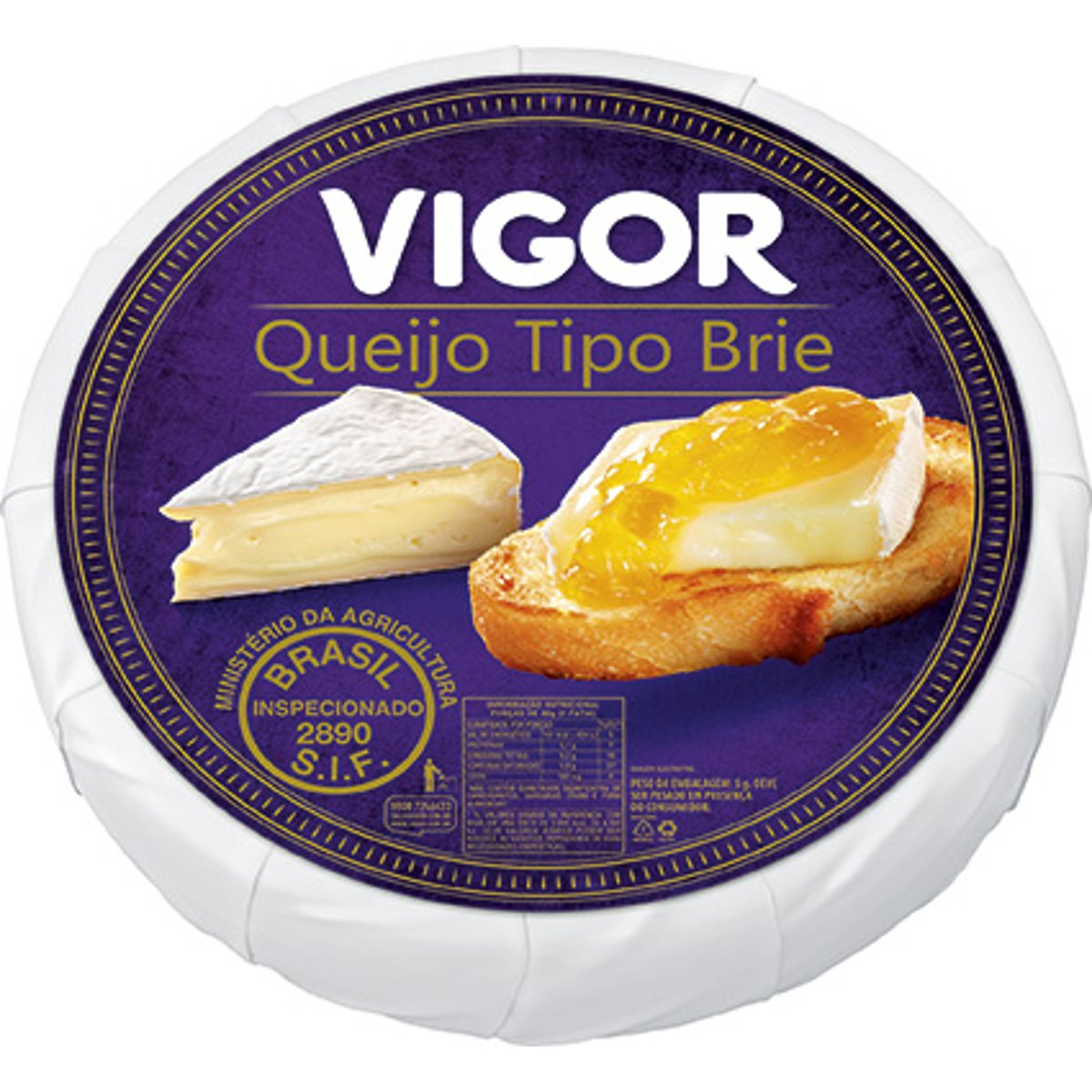 Queijo Brie Vigor Forma 200g