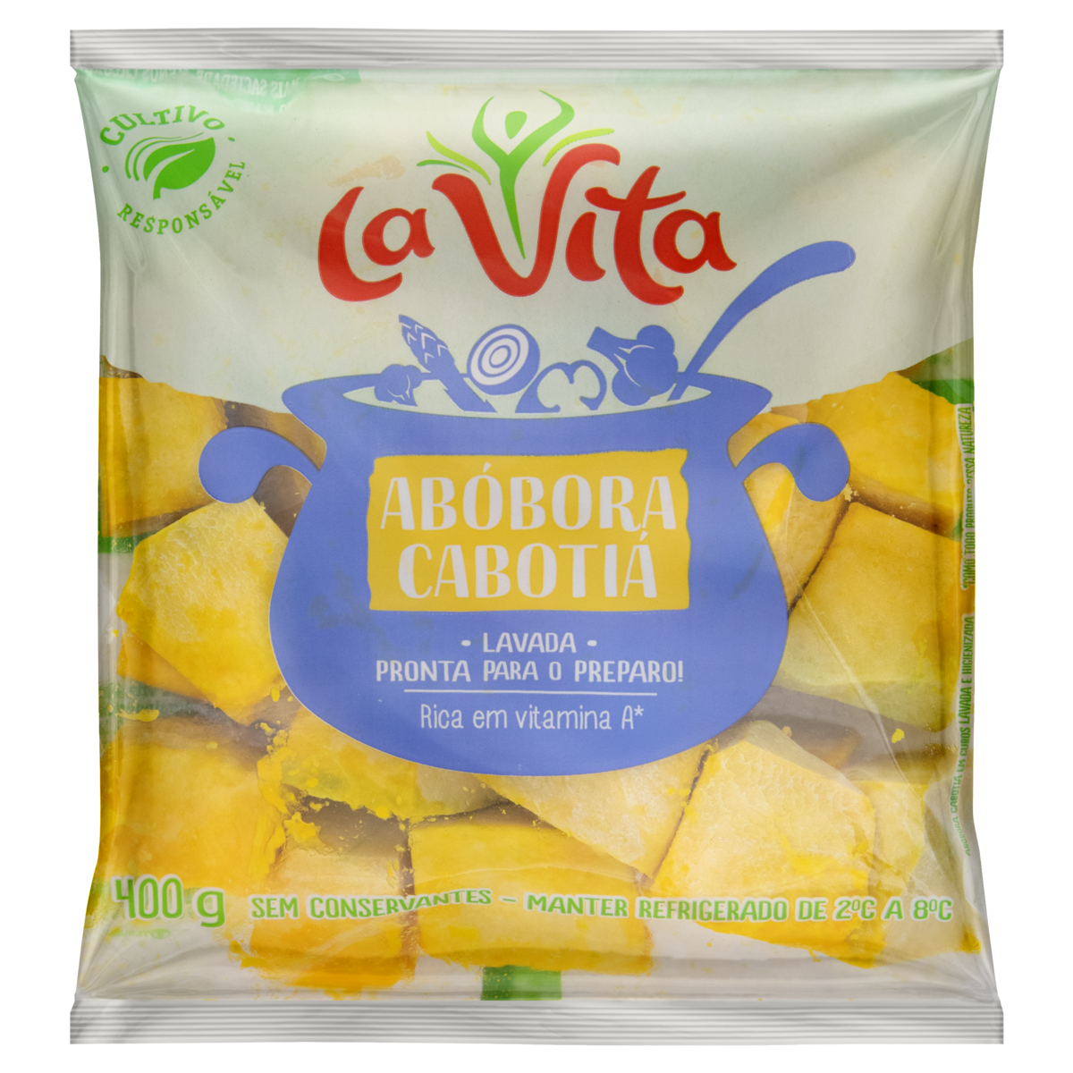 ABOBORA CABOTIA HIG LA VITA 400G
