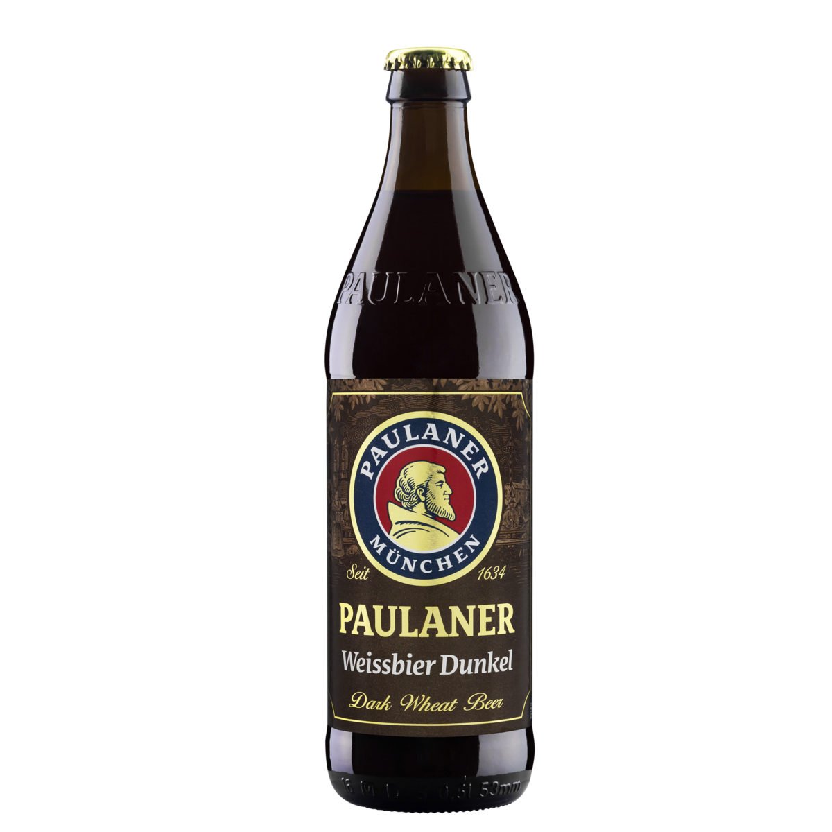 Cerveja Weissbier Dunkel Paulaner Garrafa 500ml