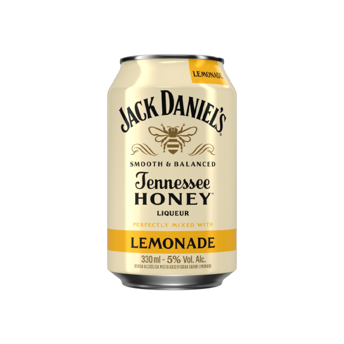 Bebida Mista Alcoólica Honey Lemonade Jack Daniel's Lata 330ml
