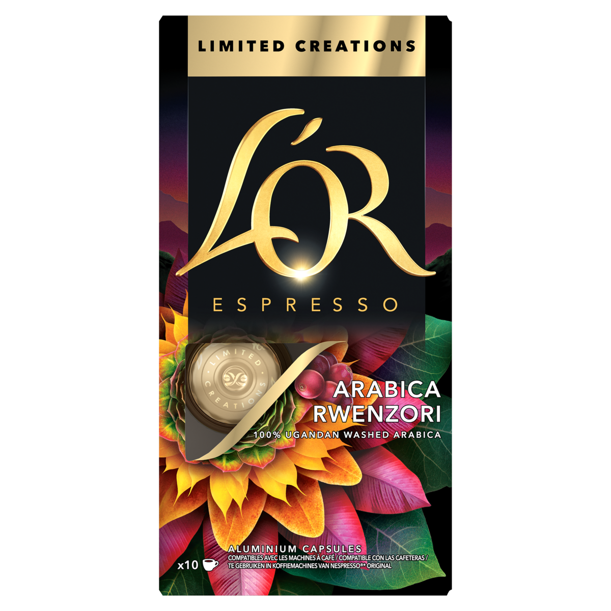 Café em Cápsula Torrado e Moído Espresso Lor Caixa 52g 10 Unidades