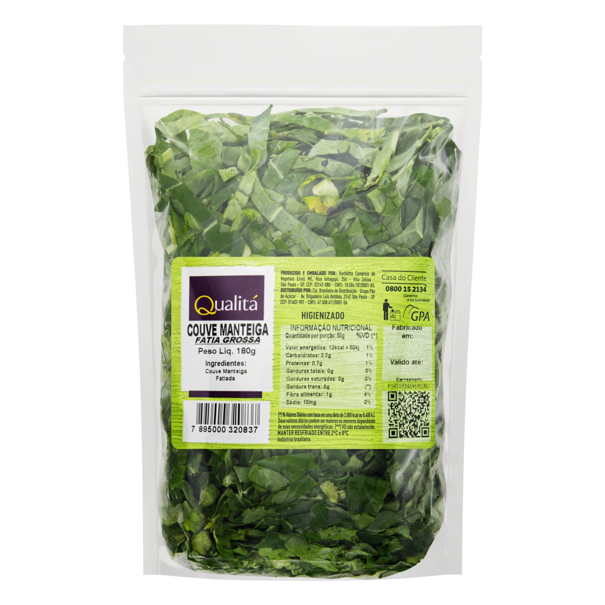 Couve-Manteiga Picada Qualitá 180g