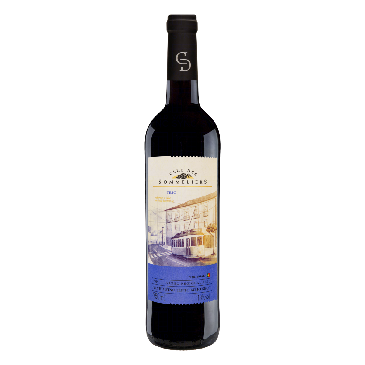 Vinho Tinto Portugues Clube Des Sommeliers Tejo 750ml
