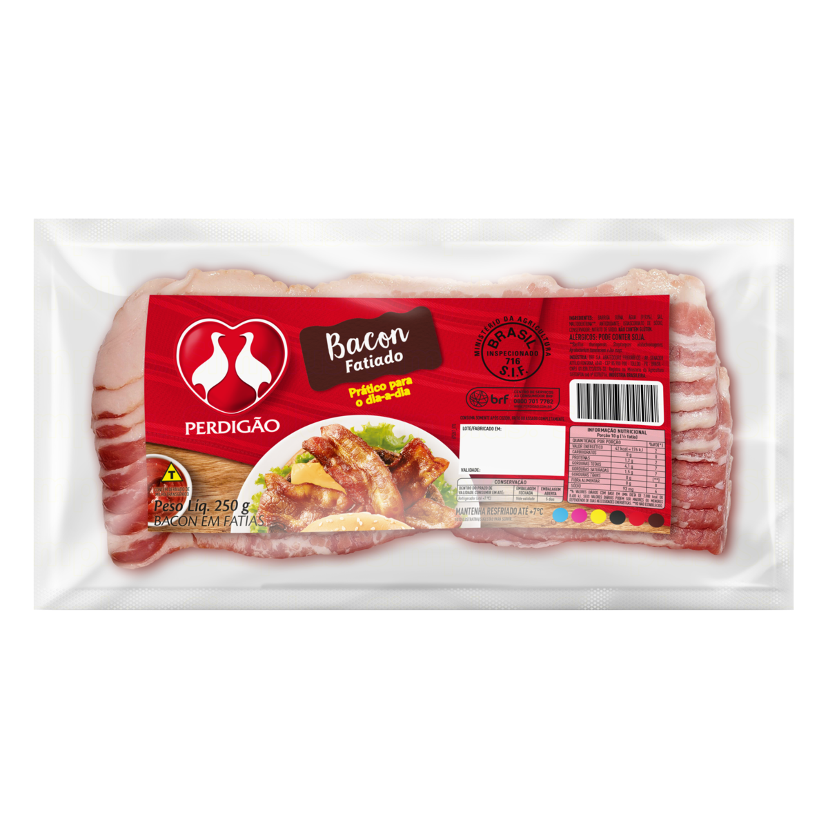 Bacon em Fatias Perdigão 250g
