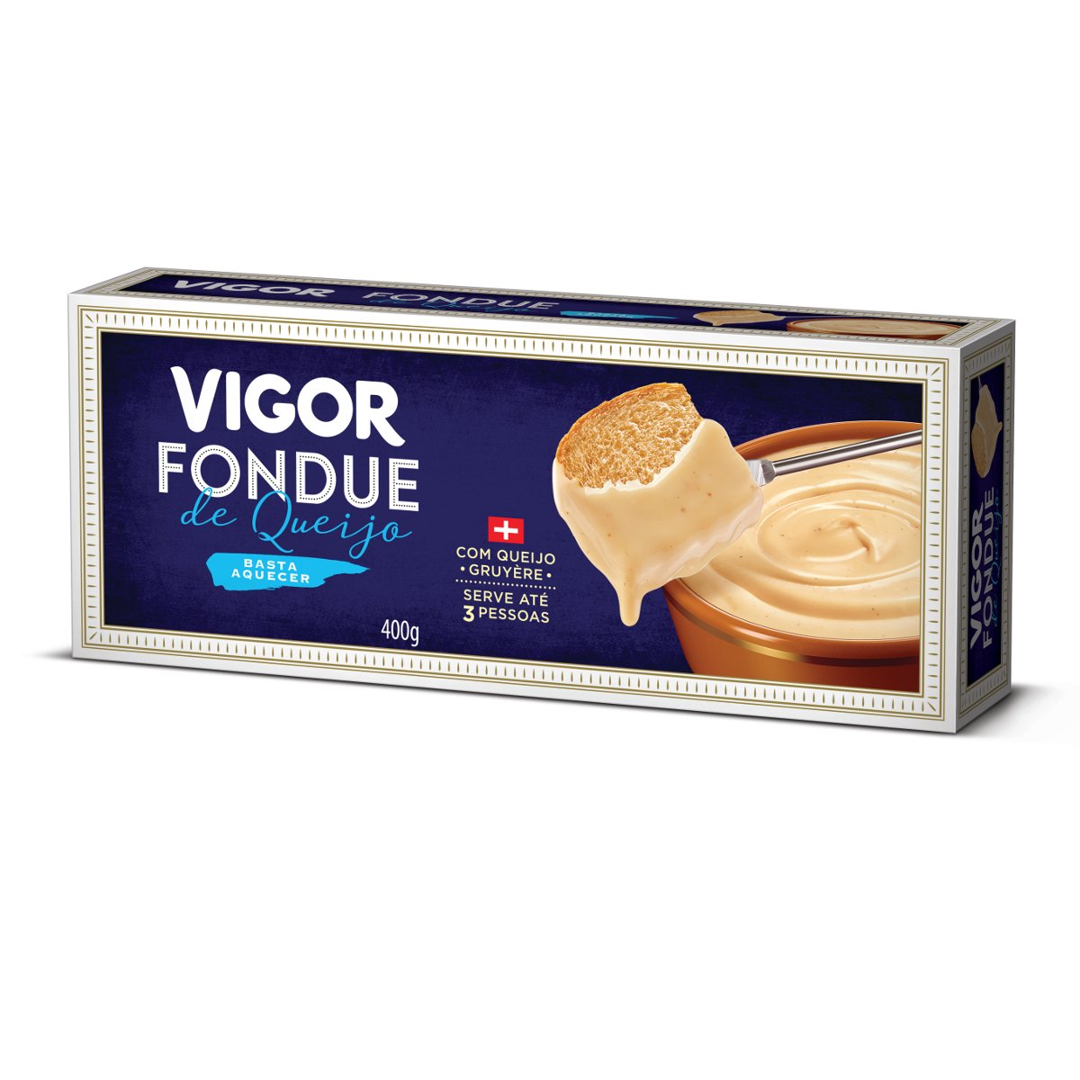 Fondue de Queijo Gruyère Vigor Caixa 400g