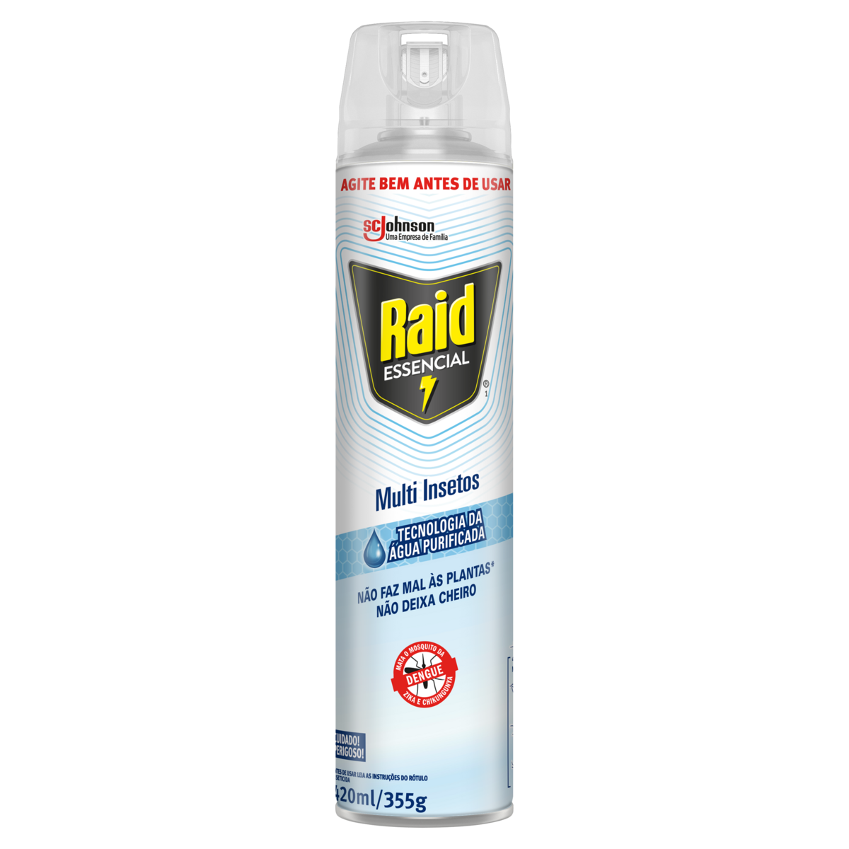 Inseticida Aerossol Raid Multi-insetos Aqua Protection Leve Mais Pague Menos 420ml