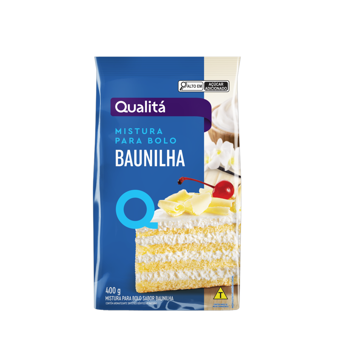 Mistura para Bolo Baunilha QUALITÁ 400g