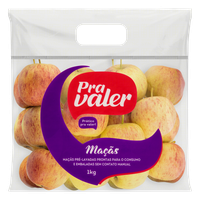 Maçã Pré-Lavada Nacional Pra Valer 1kg