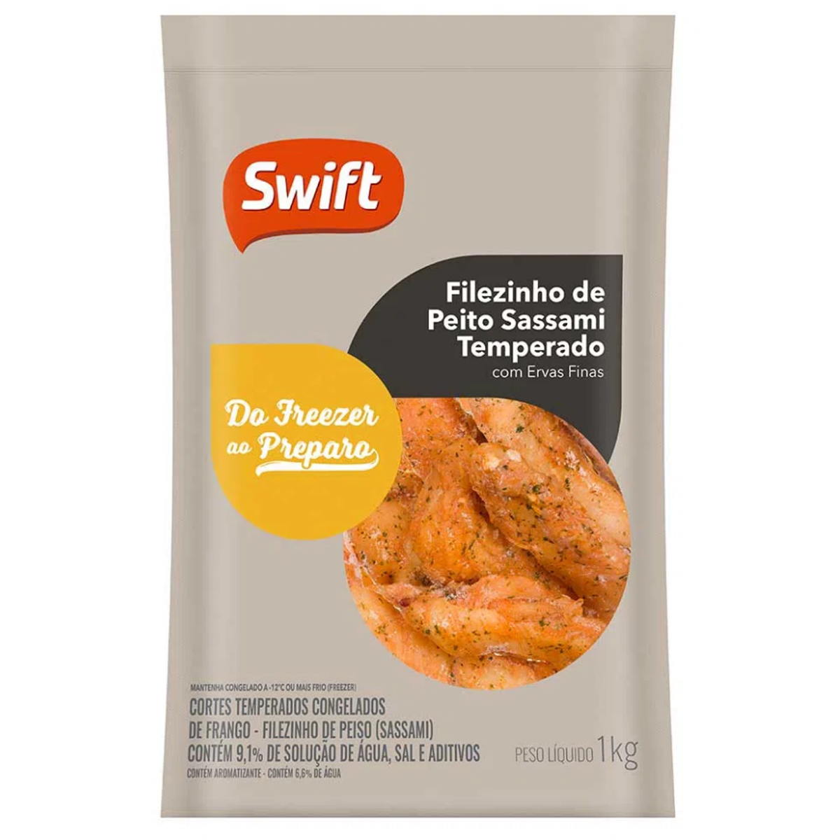 Filezinho De Sassami Temperado SWIFT 1Kg