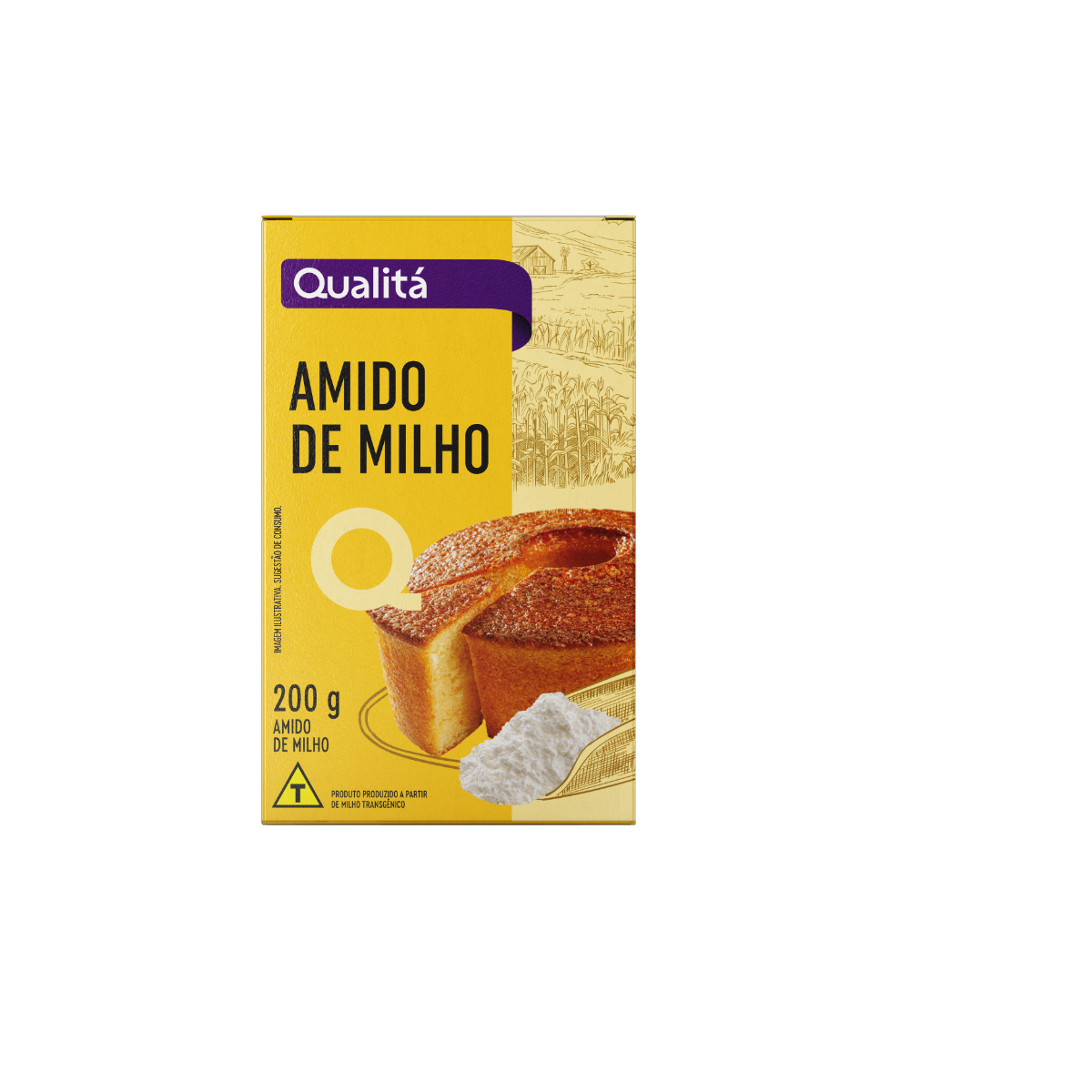 Amido de Milho QUALITÁ Caixa 200g