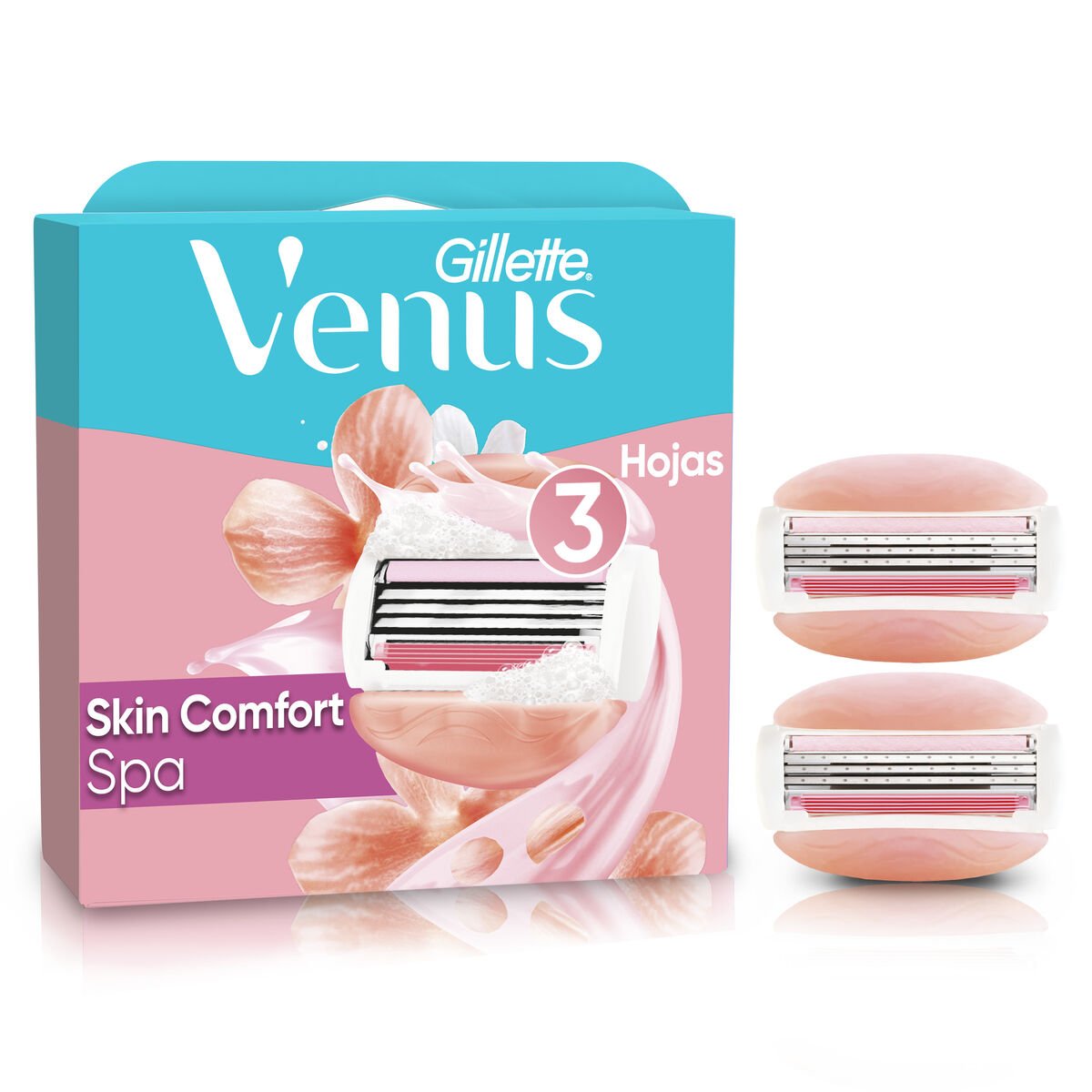 Carga de Aparelho para Depilar Descartável Gillette Venus Spa 2 Unidades