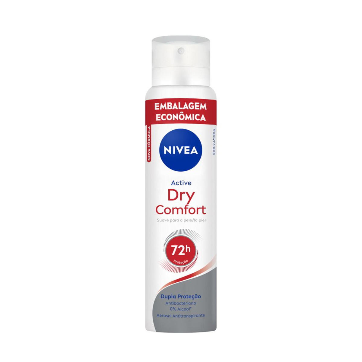 Desodorante Aerossol Dry Comfort Nivea Active 200ml Embalagem Econômica