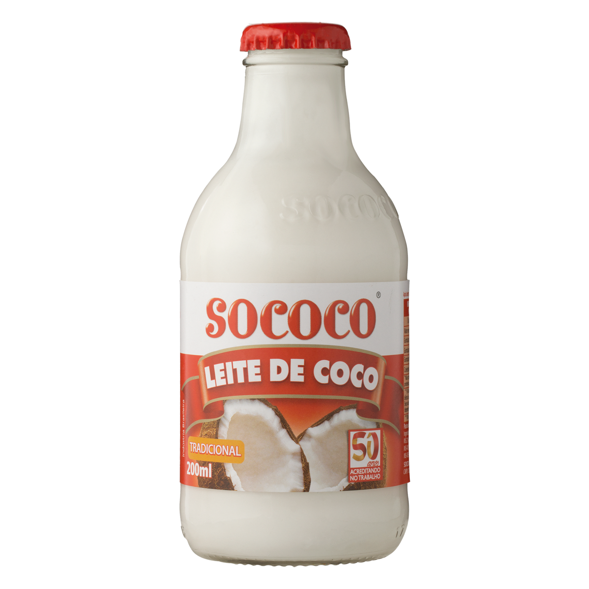 Leite de Coco SOCÔCO Vidro 200ml