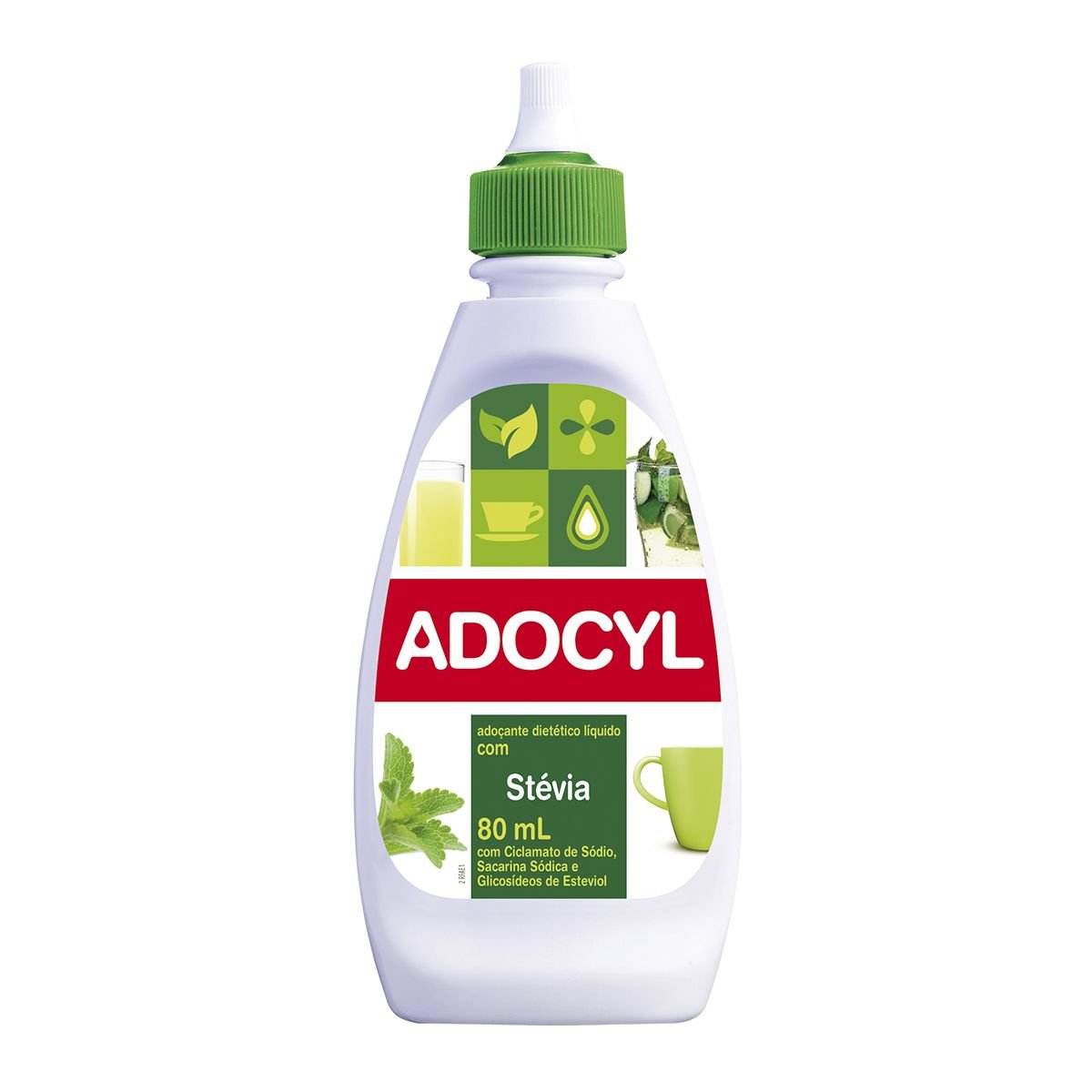 Adoçante Líquido Stevia Adocyl Frasco 80ml