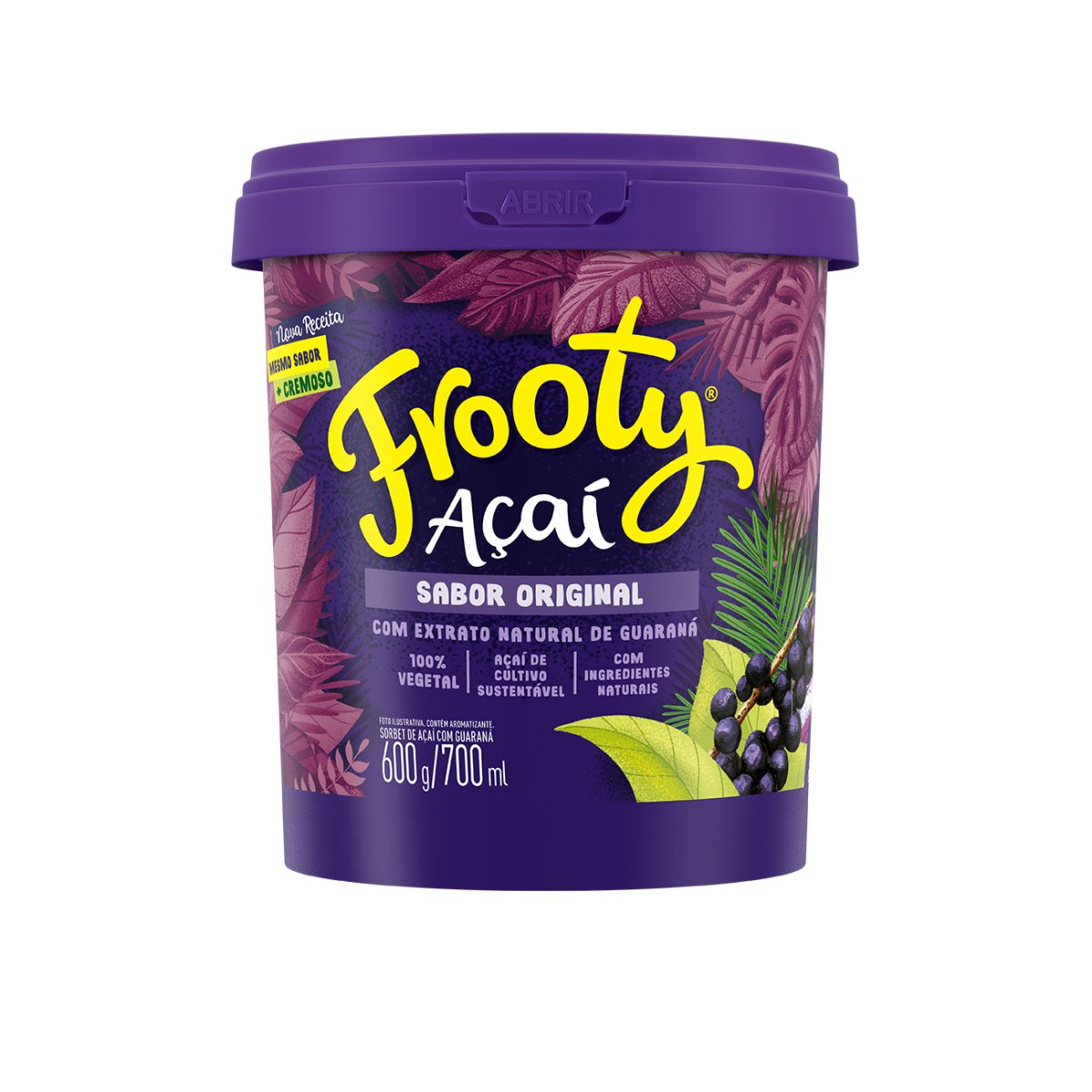 Sorbet Açaí Frooty Pote 700ml