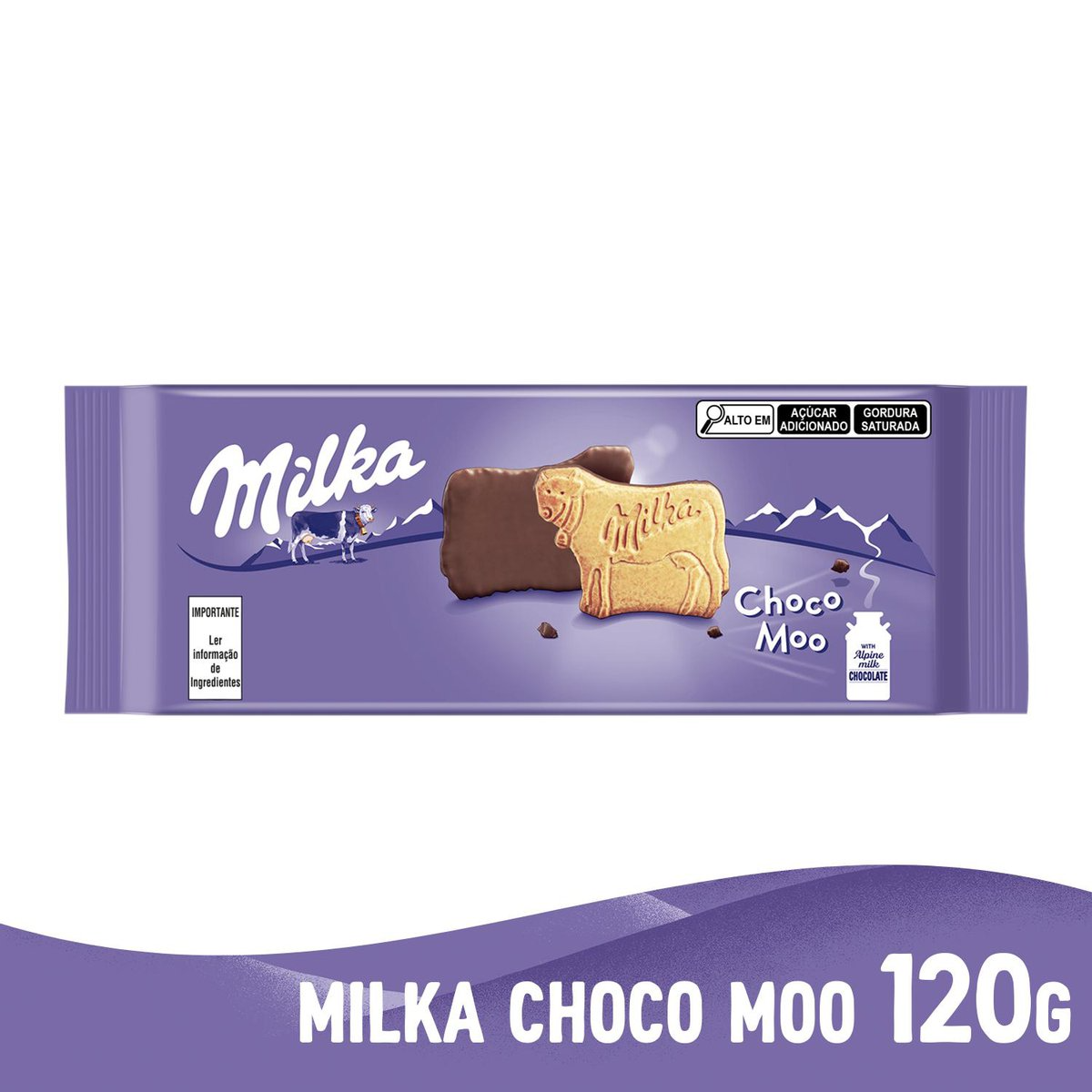 Biscoito Milka Choco Moo 120G
