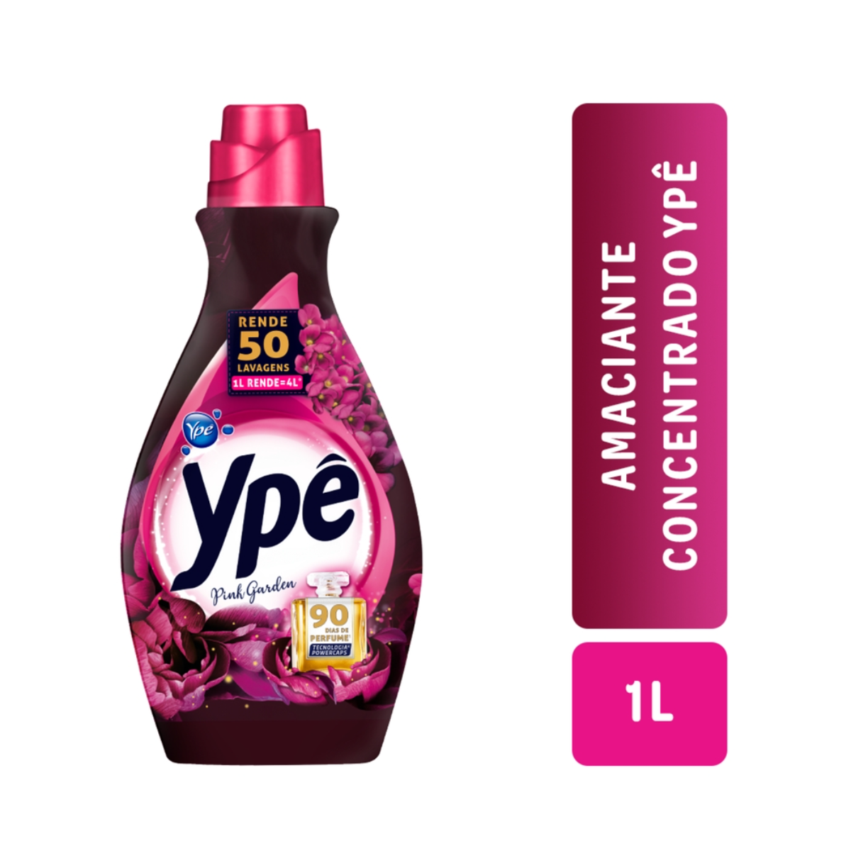 Amaciante de Roupa Concentrado Pink Ypê Frasco 1l