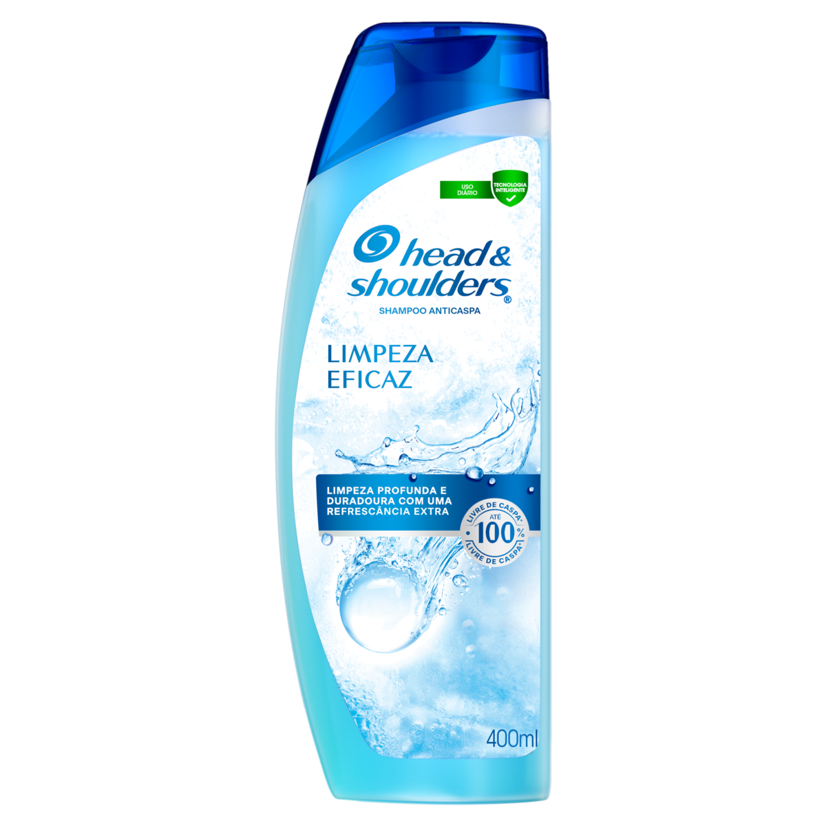 Shampoo Anticaspa Head & Shoulders Limpeza Eficaz Frasco 400ml