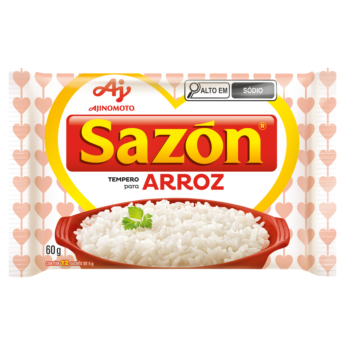 Tempero para Arroz Branco SAZON 60g