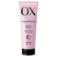Shampoo OX Cosméticos Hialurônico Bisnaga 240ml