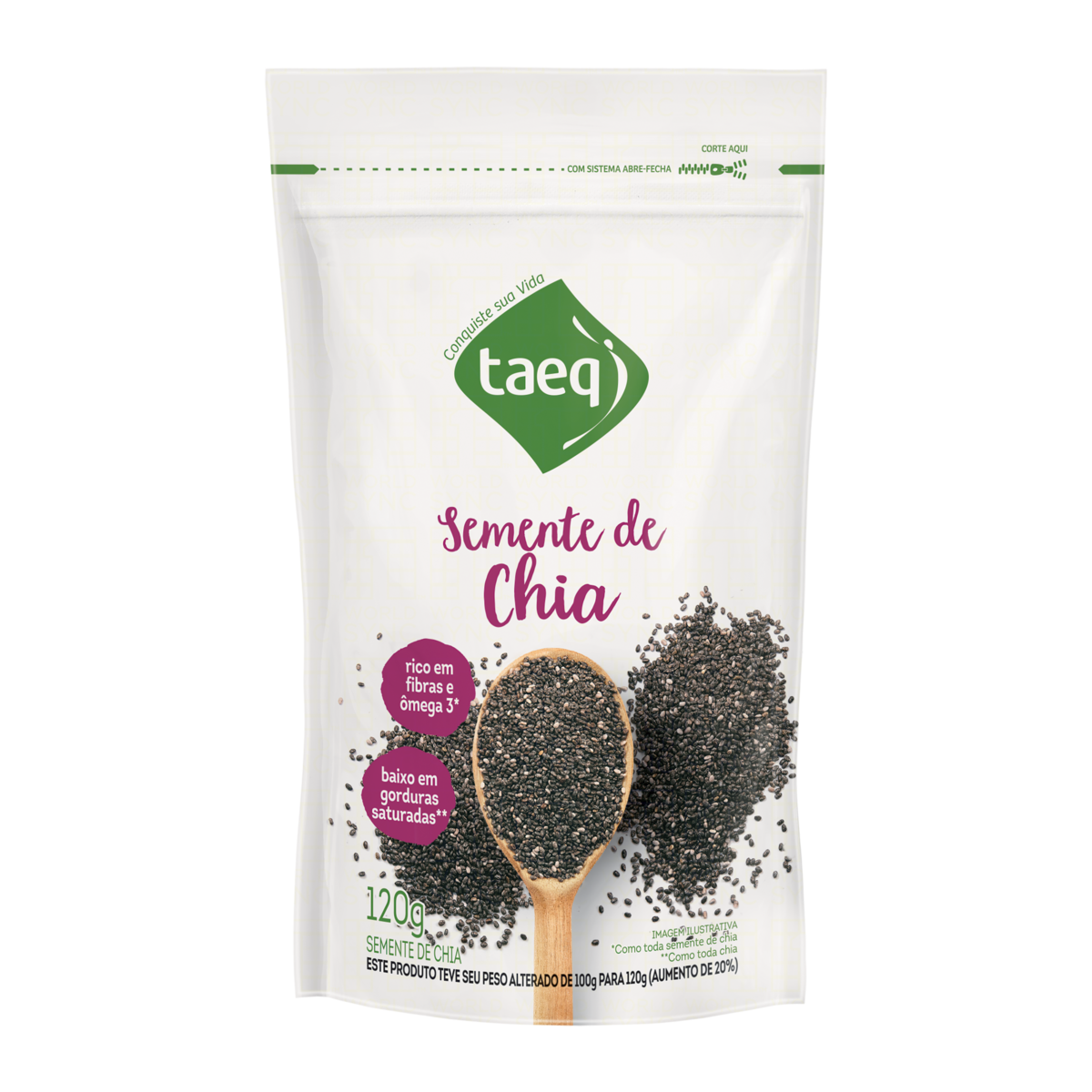Semente de Chia Taeq Pouch 120g