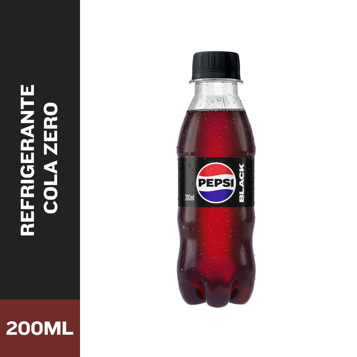 Refrigerante Zero Açúcar Pepsi Black Garrafa 200ml