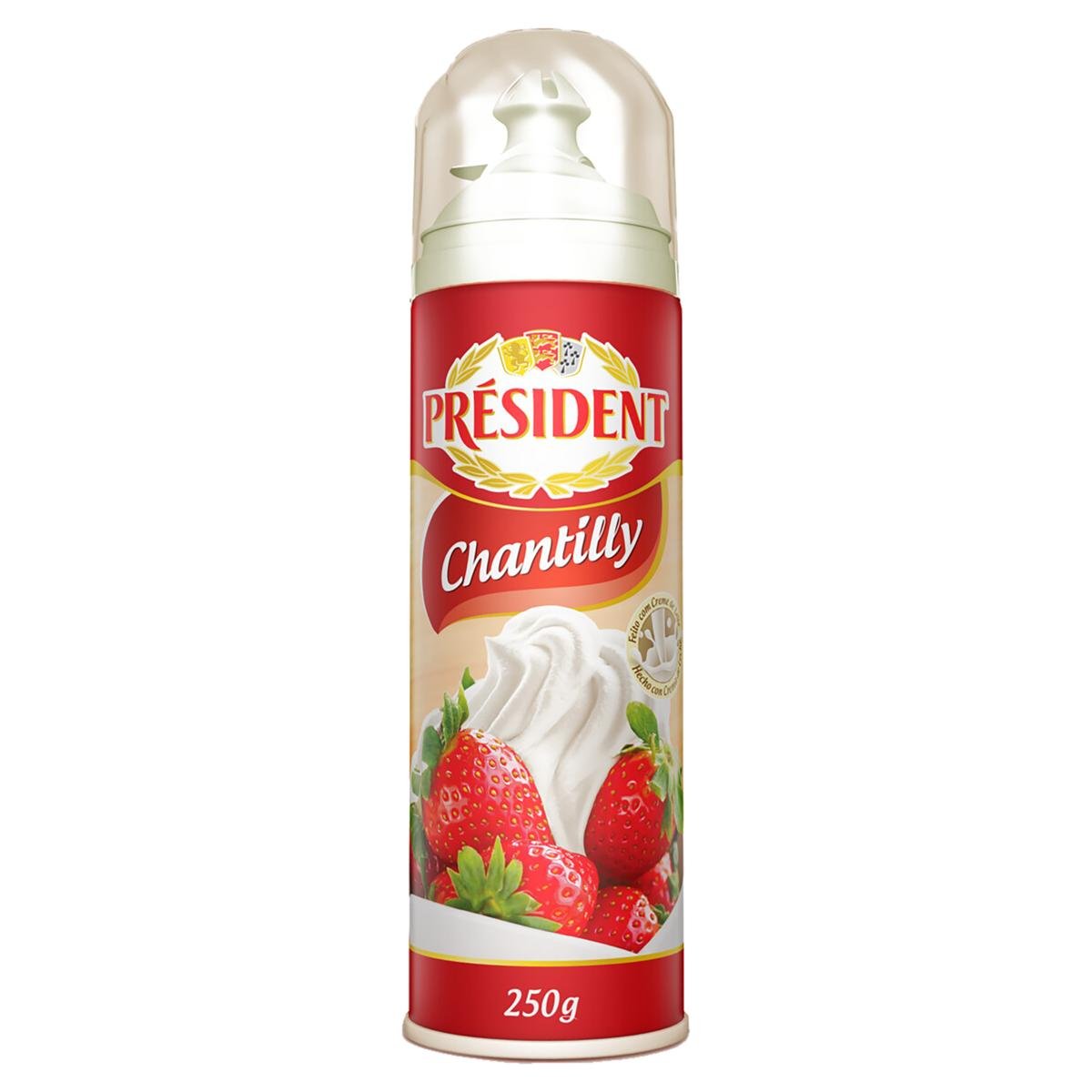 Creme Chantilly Président Frasco 250g Spray