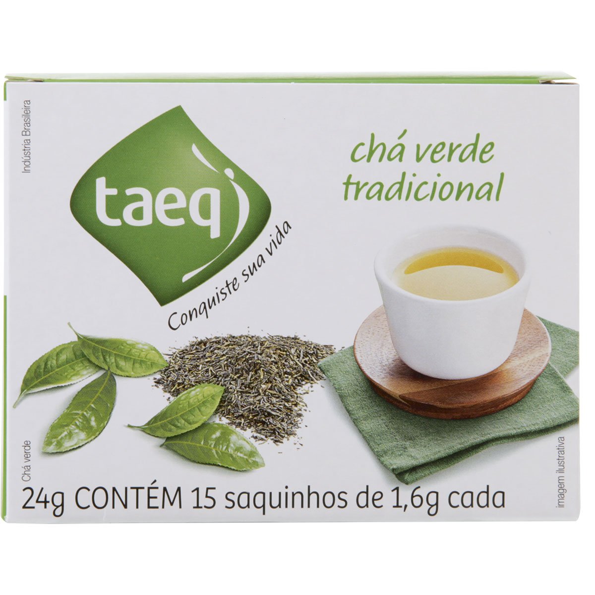 Chá Verde Tradicional TAEQ 24g com 15 Saquinhos