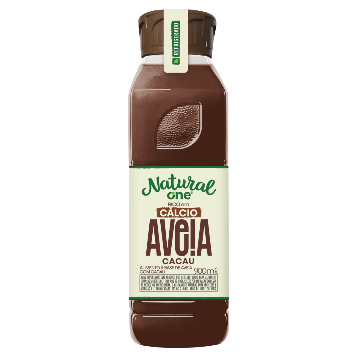 Bebida à Base de Aveia Cacau Natural One Refrigerado Garrafa 900ml