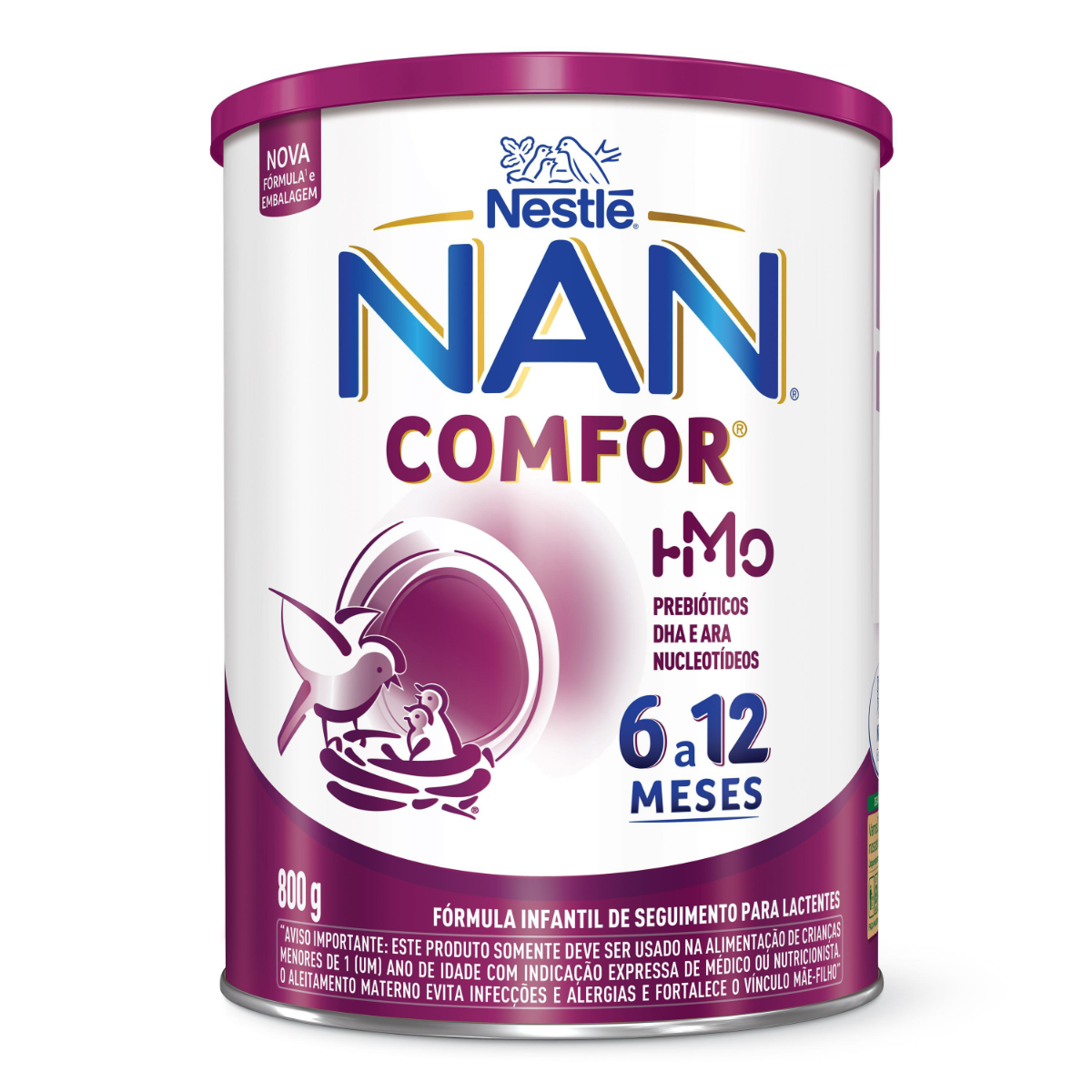 Fórmula Infantil para Lactentes Nan Comfor Lata 800g