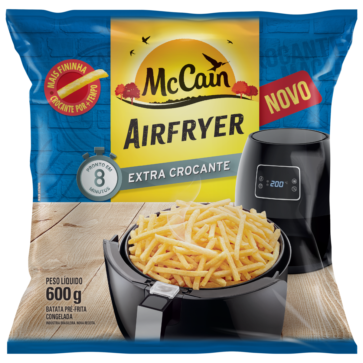 Batata Congelada Extra Crocante Airfryer McCain 600g