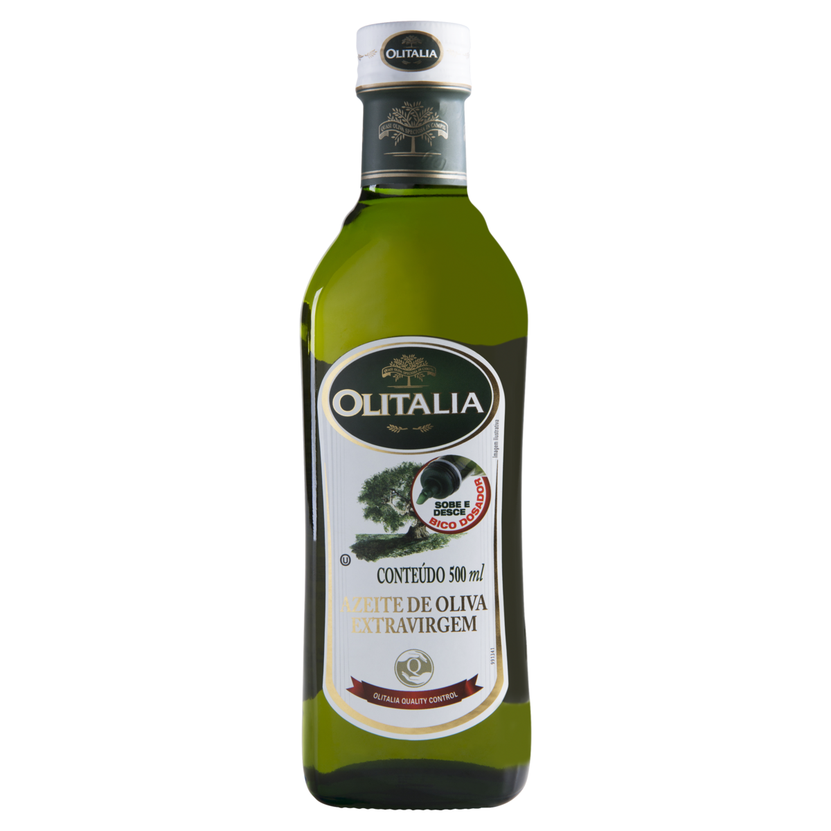 Azeite Italiano de Oliva Extra Virgem OLITALIA Vidro 500ml