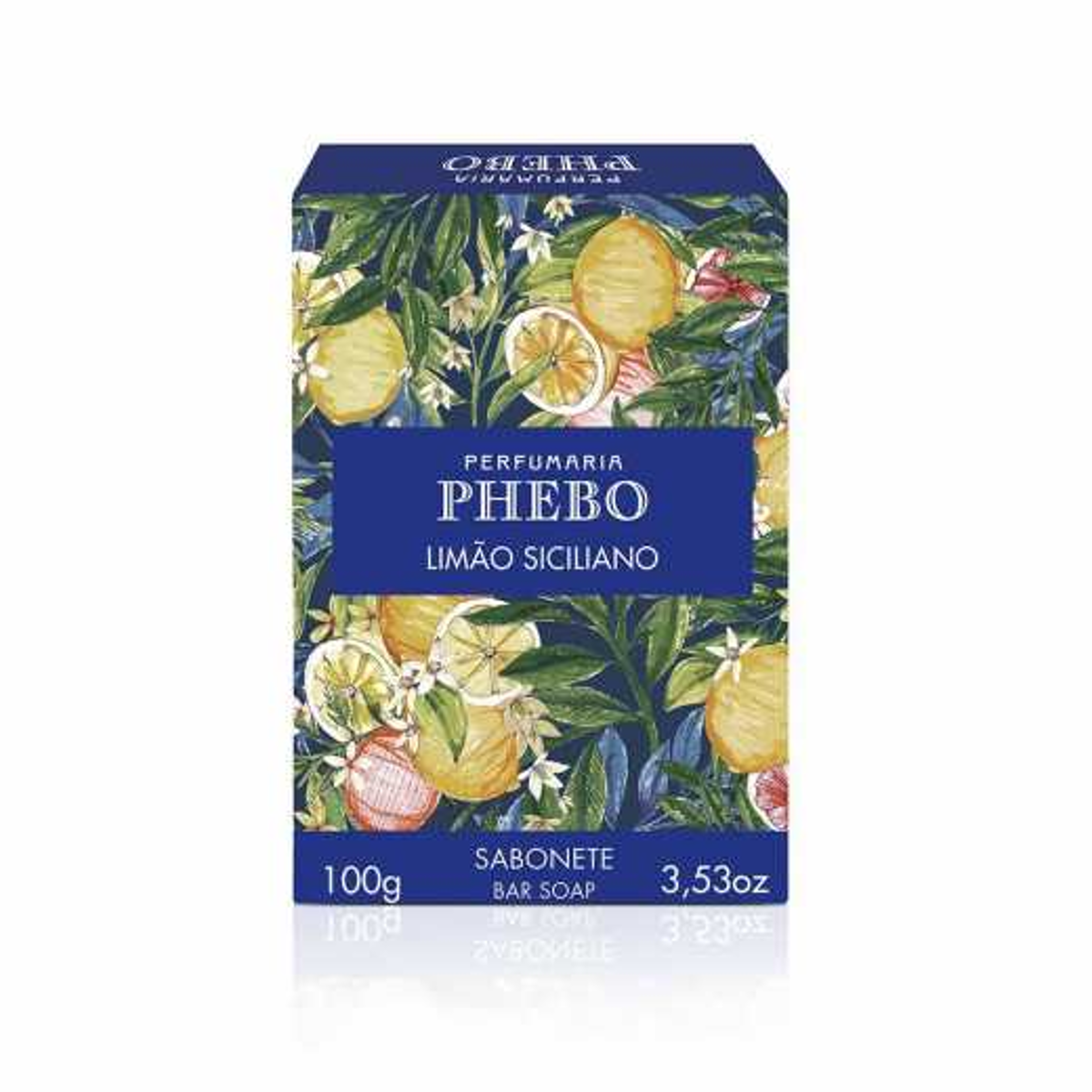 Sabonete Barra Limão-Siciliano Phebo Caixa 100g