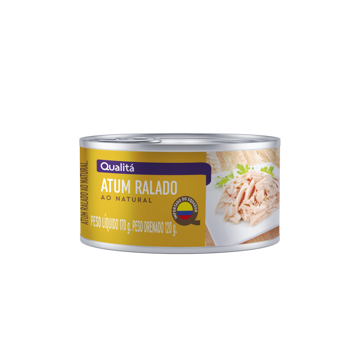 Atum Ralado em Óleo Qualitá Lata 120g