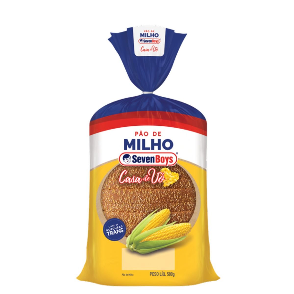 Pão Milho Seven Boys Casa de Vó Pacote 500g