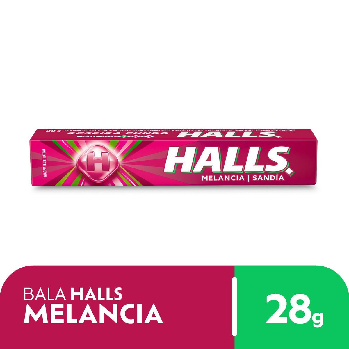 Bala Halls melancia 28g