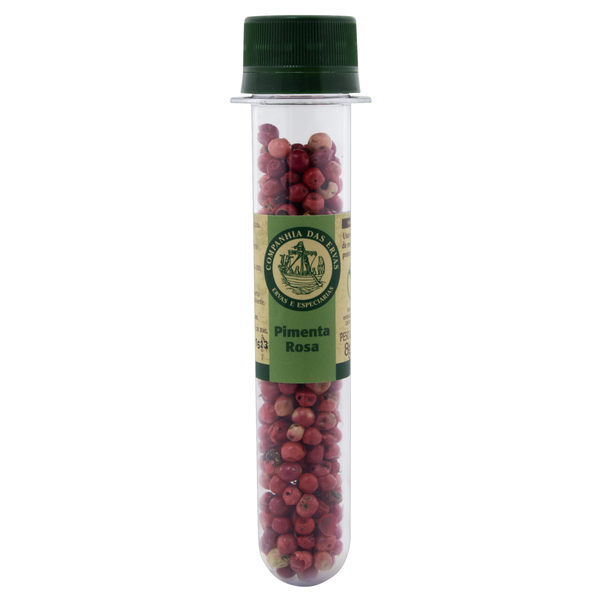 Pimenta-Rosa em Grãos Companhia das Ervas Frasco 8g
