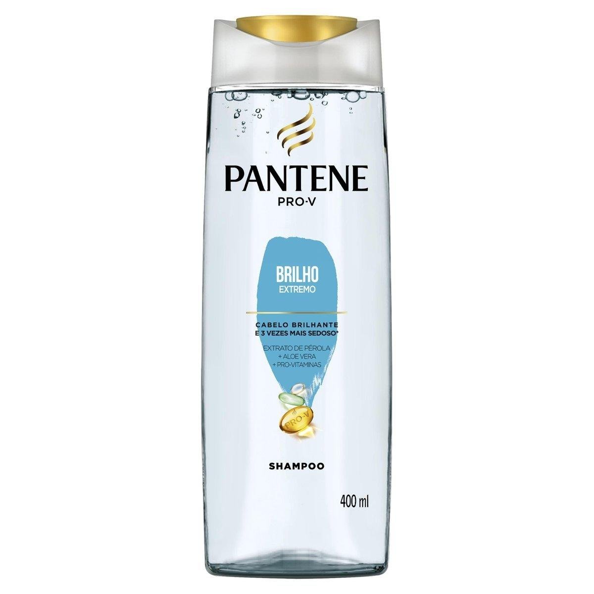 Shampoo Pantene Brilho Extremo Frasco 400ml