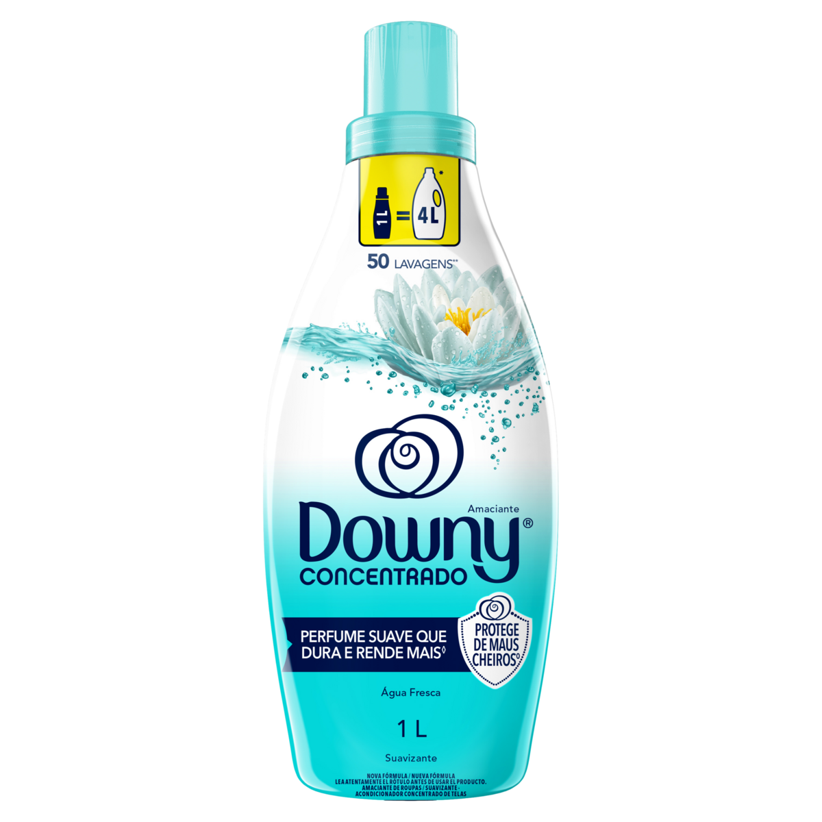 Amaciante de Roupa Concentrado Água Fresca Downy Frasco 1l