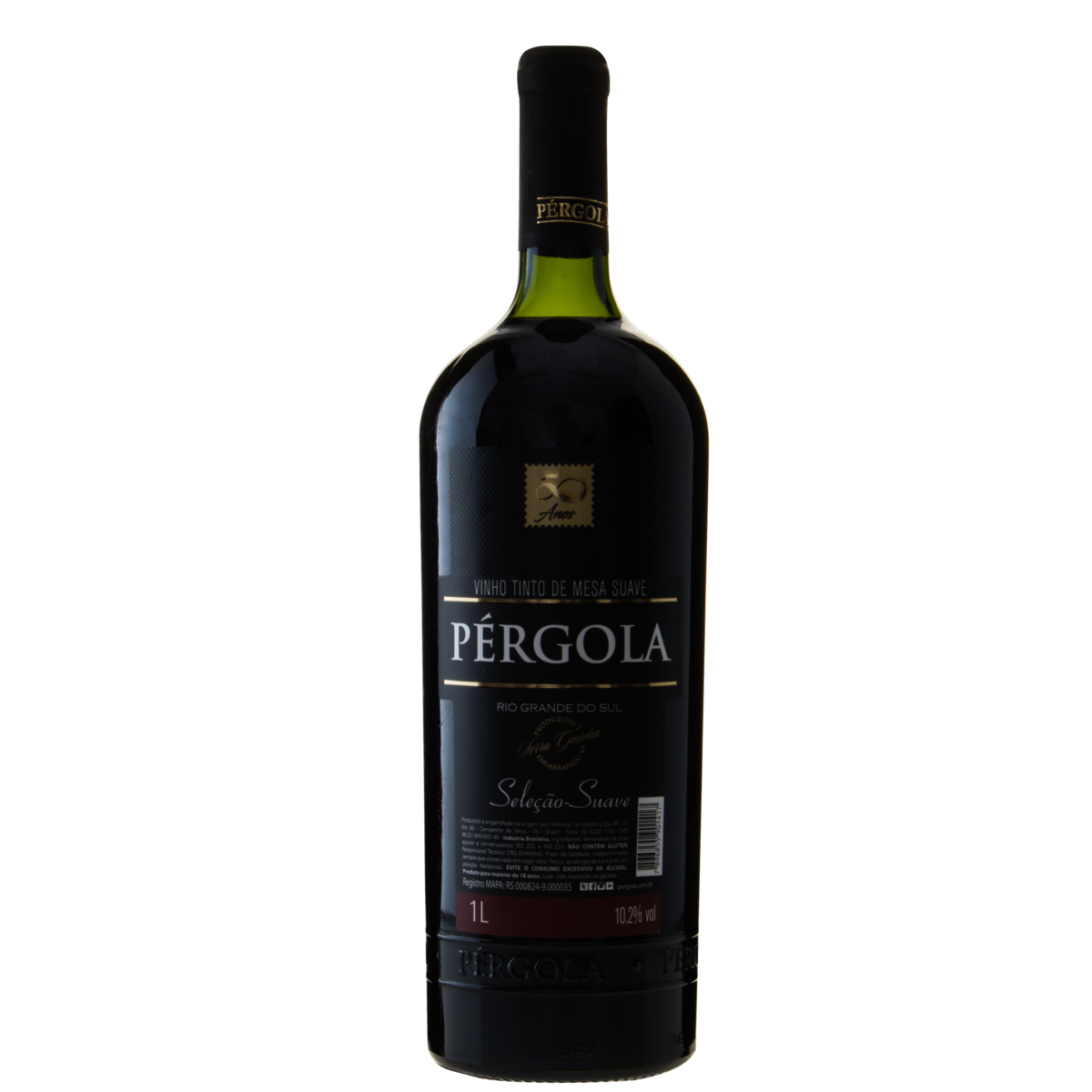 Vinho Tinto Brasileiro Pergola Suave 1l